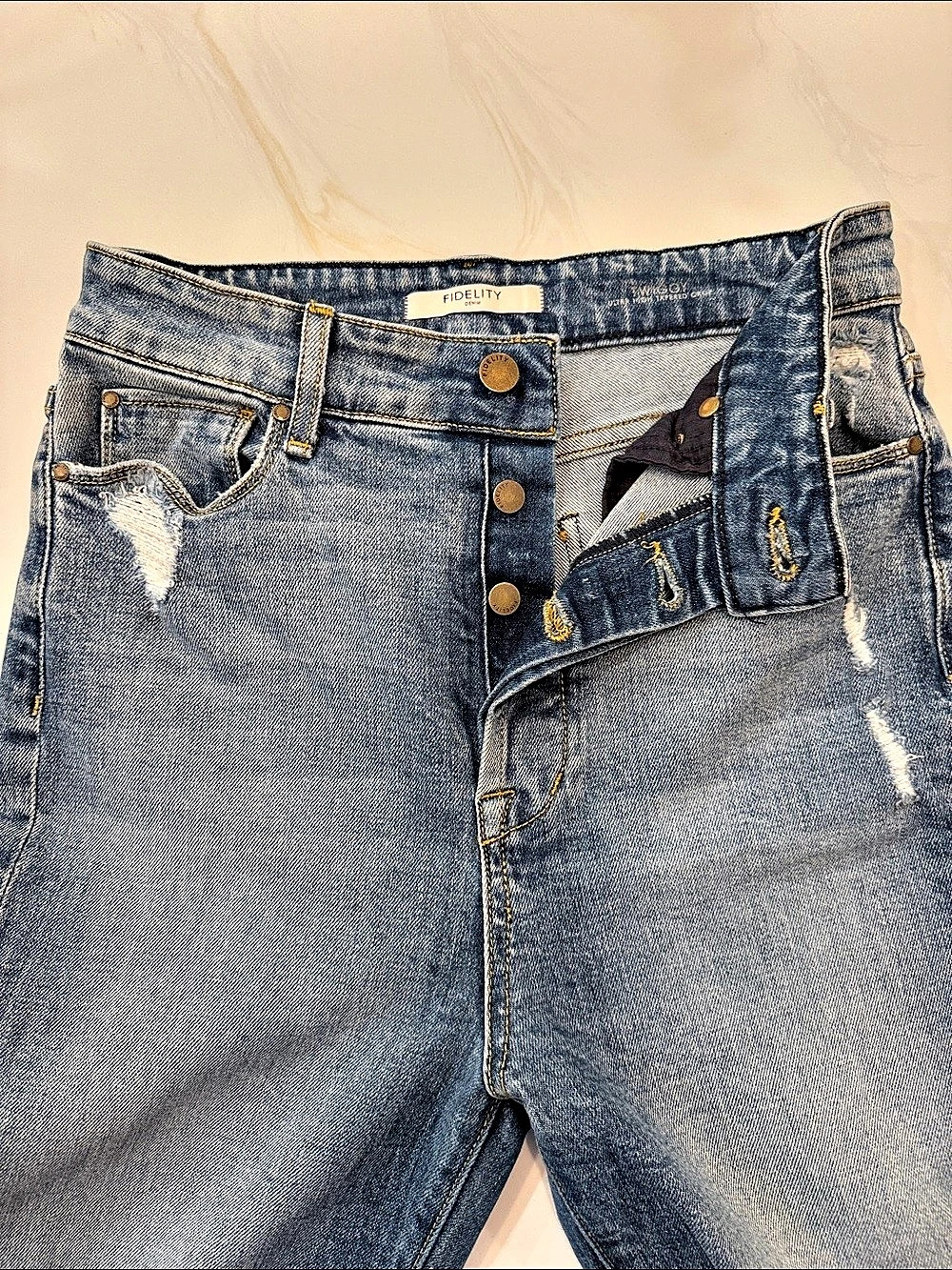Fidelity High Skinny Jeans Waist 27